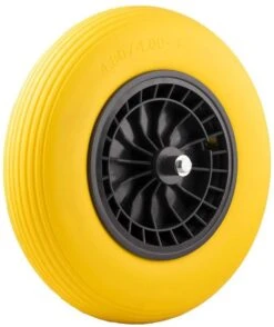 Merkloos Kruiwagenwiel Anti Lek - 4.80/4.00-8 - Massief PU Band - Lekvrij Wiel Met 130mm As - Kruiwagenband 4.80/400 Voor Kruiwagen -Tuingereedschaps Winkel 1007x1200