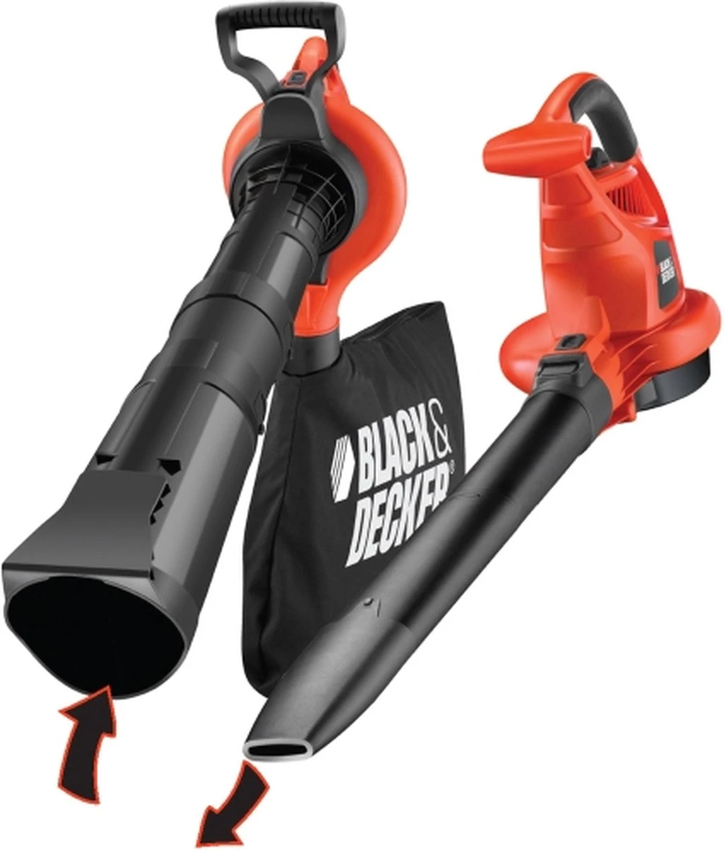 Black & Decker BLACK+DECKER GW3030-QS Bladblazer - 3000W - 50L Opvangbak - 16:1 Volumereductie 4 Black & Decker BLACK+DECKER GW3030-QS Bladblazer - 3000W - 50L Opvangbak - 16:1 Volumereductie - Afbeelding 2