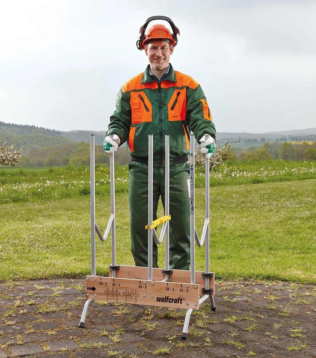 Wolfcraft - Professionele Zaagbok - Voor Kettingzaag - Hout - Opbouwbare, Stabiele Zaagbok Voor Brandhout - 5121000 - 10 JAAR GARANTIE 14 Wolfcraft - Professionele Zaagbok - Voor Kettingzaag - Hout - Opbouwbare, Stabiele Zaagbok Voor Brandhout - 5121000 - 10 JAAR GARANTIE - Afbeelding 12