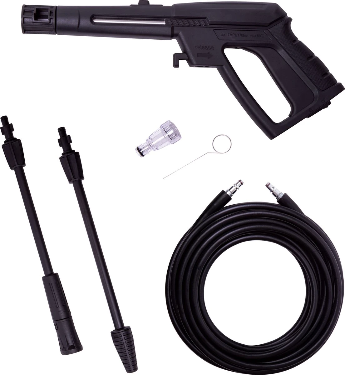 VONROC Hogedrukreiniger V18-1 1800W – 140 Bar – 420 L/h – Incl. 8m Slang, Reinigingsmiddelen Tank En Meer 8 VONROC Hogedrukreiniger V18-1 1800W – 140 Bar – 420 L/h – Incl. 8m Slang, Reinigingsmiddelen Tank En Meer - Afbeelding 6