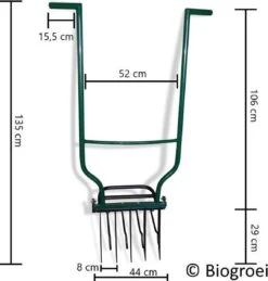 Biogroei® Ergonomische Woelvork - Spitvork - Met Verkruimelaar - Verlucht Je Bodem 7 Biogroei® Ergonomische Woelvork - Spitvork - Met Verkruimelaar - Verlucht Je Bodem -Tuingereedschaps Winkel 1143x1200 4