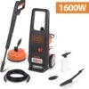 Black & Decker BLACK+DECKER Hogedrukreiniger BXPW1600PE - 1600 Watt - 125 Bar - 420 L/u - Verrijdbaar 1 Black & Decker BLACK+DECKER Hogedrukreiniger BXPW1600PE - 1600 Watt - 125 Bar - 420 L/u - Verrijdbaar -Tuingereedschaps Winkel 1158x1200