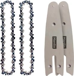 Mardin Mini Kettingzaag Accessoires Set - Snoeizaag - Kettingzaag - Kettingzaag Electrisch - 2x Ketting Plus X2 Zaagblad