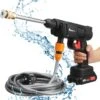 Merkloos Elektrische Accu-Hogedrukreiniger - 1.2mpa - Multifunctioneel Mondstuk - Draagbaar Oplaadbaar Snoerloos - Reinigingsspuitpistool - Met Rijke Accessoires - Voor Auto, Tuin, Terras, Raam - Zwart 2 Merkloos Elektrische Accu-Hogedrukreiniger - 1.2mpa - Multifunctioneel Mondstuk - Draagbaar Oplaadbaar Snoerloos - Reinigingsspuitpistool - Met Rijke Accessoires - Voor Auto, Tuin, Terras, Raam - Zwart -Tuingereedschaps Winkel 1168x1200