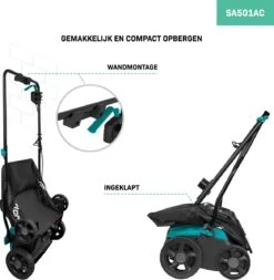 VONROC Elektrische Verticuteermachine - Gazonbeluchter – 1300W – Maaibreedte 320 Mm – 4 Dieptestanden (12/9/6/3 Mm) – Incl. 35L. Opvangbak -Tuingereedschaps Winkel 1170x1200 1