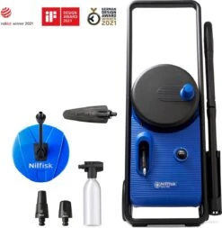 NILFISK CORE 140 POWER CONTROL PCA HOGEDRUKREINIGER 140 BAR SLANGHASPEL TERRASREINIGER WASBORSTEL REGELBARE WERKDRUK 5 JAAR GARANTIE -Tuingereedschaps Winkel 1173x1200