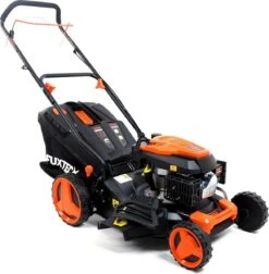 FUXTEC Grasmaaier Benzine - 46cm - Zelfrijdend / Zelftrekkend / Achterwielaandrijving - Mulchfunctie - Opvangbak 50L - FX-RM4646 18 FUXTEC Grasmaaier Benzine - 46cm - Zelfrijdend / Zelftrekkend / Achterwielaandrijving - Mulchfunctie - Opvangbak 50L - FX-RM4646 -Tuingereedschaps Winkel 1174x1200 1