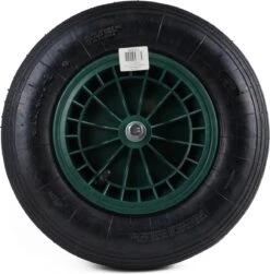 Kruiwagen Wiel 4.00 - 8 Luchtband Lijnprofiel - Asdiameter 20mm -Tuingereedschaps Winkel 1182x1200