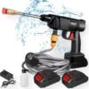 Merkloos Drillpro Elektrische Accu - Hogedrukreiniger - 30Bar - Multifunctioneel Mondstuk - Draagbaar Oplaadbaar Snoerloos - Zwart -Tuingereedschaps Winkel 1185x1200 1