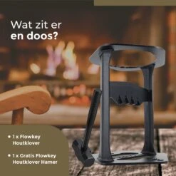 Flowkey® Houtklover XL - Houtsplijter Bijl - Houtkliever Kloofwig Gietijzer - Voor Hout & Aanmaakhout - Inclusief Gratis Hamer -Tuingereedschaps Winkel 1199x1200 14