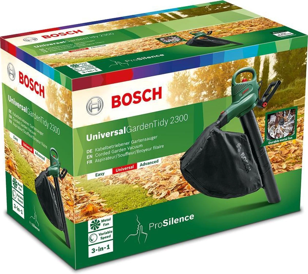 Bosch UniversalGardenTidy 2300 Bladblazer - Op Snoer - 2300 W 11 Bosch UniversalGardenTidy 2300 Bladblazer - Op Snoer - 2300 W - Afbeelding 9