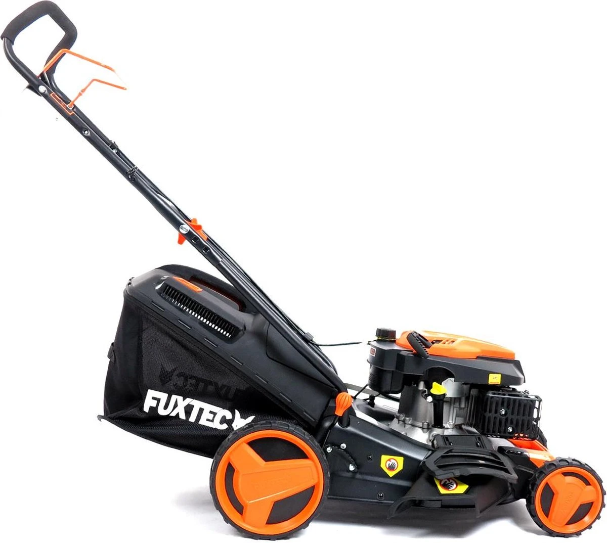 FUXTEC Grasmaaier Benzine - 46cm - Zelfrijdend / Zelftrekkend / Achterwielaandrijving - Mulchfunctie - Opvangbak 50L - FX-RM4646 11 FUXTEC Grasmaaier Benzine - 46cm - Zelfrijdend / Zelftrekkend / Achterwielaandrijving - Mulchfunctie - Opvangbak 50L - FX-RM4646 - Afbeelding 9