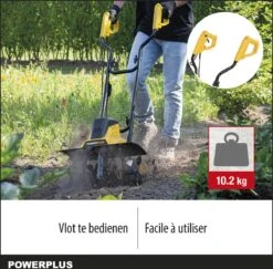 Powerplus POWXG72010 Tuinfrees - 1500W - Werkbreedte 450mm - Werkdiepte Max. 220mm - Incl. 6 Messen En Wielen 11 Powerplus POWXG72010 Tuinfrees - 1500W - Werkbreedte 450mm - Werkdiepte Max. 220mm - Incl. 6 Messen En Wielen -Tuingereedschaps Winkel 1200x1179 11