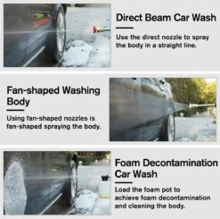 Merkloos Drillpro Elektrische Accu - Hogedrukreiniger - 30Bar - Multifunctioneel Mondstuk - Draagbaar Oplaadbaar Snoerloos - Zwart -Tuingereedschaps Winkel 1200x1191 1