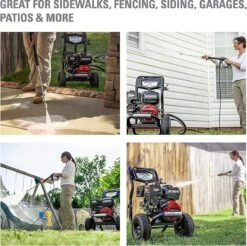 Powertech Professionele Hogedrukreiniger Op Benzine - 6.5 PK - 3600 PSI - 220 Bar - Hogedrukreiniger Auto - Terrasreiniger - Oppervlaktereiniger - Autoreiniger - Zwembadreiniger - 5 Snelkoppelstukken- Zwart / Rood -Tuingereedschaps Winkel 1200x1195 2