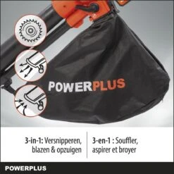 Powerplus Dual Power POWDPG75270 Bladblazer - Bladzuiger En -versnipperaar - Brushless - Blazen - Zuigen - Versnipperen - Excl. Accu En Lader - Incl. Opvangzak 45L 16 Powerplus Dual Power POWDPG75270 Bladblazer - Bladzuiger En -versnipperaar - Brushless - Blazen - Zuigen - Versnipperen - Excl. Accu En Lader - Incl. Opvangzak 45L -Tuingereedschaps Winkel 1200x1200 100