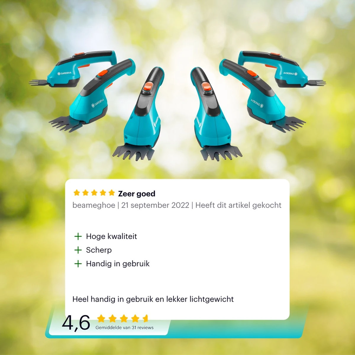 GARDENA AccuCut Li - Grasschaar - 8 Cm Maaibreedte 10 GARDENA AccuCut Li - Grasschaar - 8 Cm Maaibreedte - Afbeelding 8