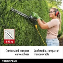 Powerplus POWEG40100 Elektrische Heggenschaar - 550W - Snoeien En Knippen - Zwaardlengte 560mm - Mesafstand 16mm - Haagschaar Voor Tuinonderhoud -Tuingereedschaps Winkel 1200x1200 257