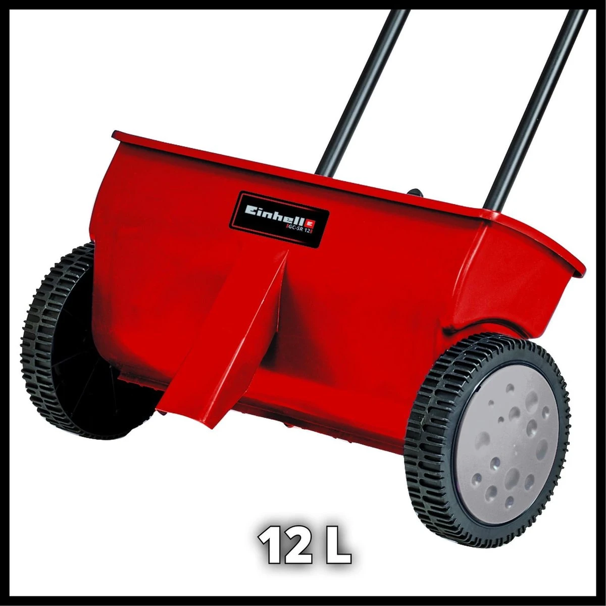 Einhell Strooiwagen GC-SR 12 (12 L - 45 Cm Strooibreedte - Dubbele Duwstang - Kliksluiting Aan Beide Zijden - Verstelhendel - Corrosiebestendige Rol - Behuizing Van Breukvast Kunststof) 4 Einhell Strooiwagen GC-SR 12 (12 L - 45 Cm Strooibreedte - Dubbele Duwstang - Kliksluiting Aan Beide Zijden - Verstelhendel - Corrosiebestendige Rol - Behuizing Van Breukvast Kunststof) - Afbeelding 2