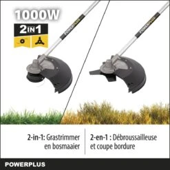 Powerplus POWXG30405 Bosmaaier 2-in-1 - 1000 W - Bosmaaier & Grastrimmer -Tuingereedschaps Winkel 1200x1200 329