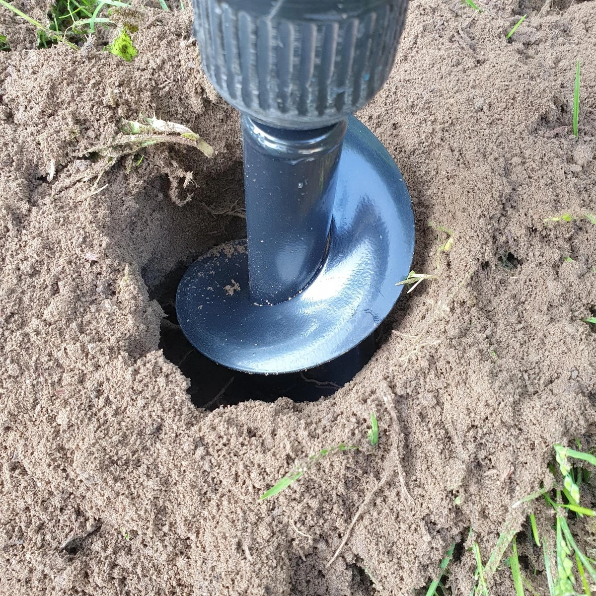 Grondboor Voor Boormachine - 8x25 Cm - Zwart 6 Grondboor Voor Boormachine - 8x25 Cm - Zwart - Afbeelding 4