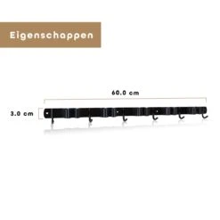 Bezem Ophangsysteem – Bezemhouder – Tuingereedschap – RVS – 5 Houders – 6 Haken - BAULK® -Tuingereedschaps Winkel 1200x1200 533