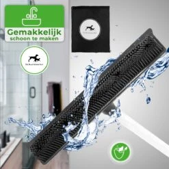De Blaffende Kat 2 In 1 Rubberen Bezem – Bezem Binnen & Buiten – Vloerwisser Met Steel - Vloertrekker – Veger - Extra Lang 160cm -Tuingereedschaps Winkel 1200x1200 576