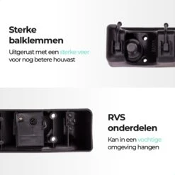 CLEANLY® Bezemhouder - Ophangsysteem Voor Tuingereedschap - Bezem Ophangsysteem - Gereedschapshouder Met Ophanghaken - ABS -Tuingereedschaps Winkel 1200x1200 596