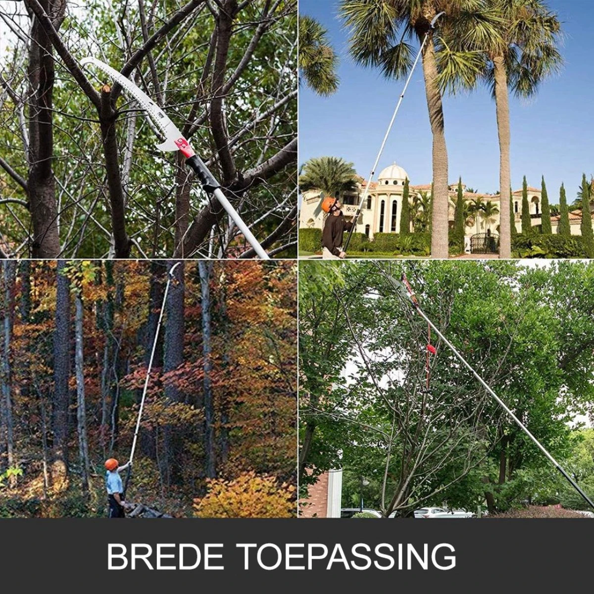 Bolture Boomzaag Telescopisch - Houtzaag Electrisch - Hoogsnoeier - Elektrische Takkenzaag - Stokzaag - 180 - 730cm 8 Bolture Boomzaag Telescopisch - Houtzaag Electrisch - Hoogsnoeier - Elektrische Takkenzaag - Stokzaag - 180 - 730cm - Afbeelding 6