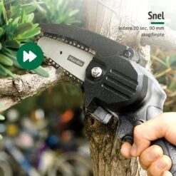 Mardin Mini Kettingzaag - Snoeizaag - Kettingzaag - Kettingzaag Electrisch Met 2 Accu - Inclusief Koffer - 1 Extra Accu - Grijs -Tuingereedschaps Winkel 1200x1200 611