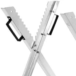 Merkloos Monzana Zaagbok - Metaal Opvouwbaar 83x81x88cm - Zilver -Tuingereedschaps Winkel 1200x1200 680