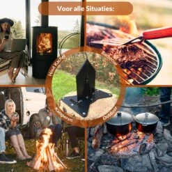 Miseru Houtklover – Geen Bijl Nodig – No Axe - Houtsplijter – Houtkliever – HANDMADE In Holland - Houtklover Voor Aanmaakhout – Metaal -Tuingereedschaps Winkel 1200x1200 700