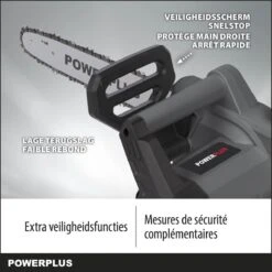 Powerplus POWEG10110 Elektrische Kettingzaag - 2200W - Zwaardlengte 400mm - Automatische Kettingsmering - Incl. 1x Ketting En 1x Zwaard -Tuingereedschaps Winkel 1200x1200 773