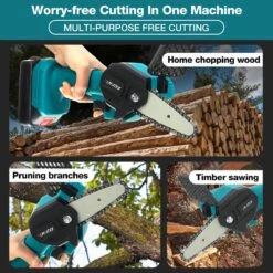 Merkloos Mini Accu Kettingzaag - 4 Inch Elektrische Boomzaag - Handkettingzaag - Met 2 Accu En 1 Oplader - Voor Tuinboom Ranch Bomen Snijden Hout- Blauw 34 Merkloos Mini Accu Kettingzaag - 4 Inch Elektrische Boomzaag - Handkettingzaag - Met 2 Accu En 1 Oplader - Voor Tuinboom Ranch Bomen Snijden Hout- Blauw -Tuingereedschaps Winkel 1200x1200 776
