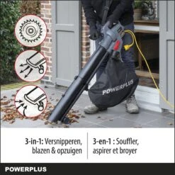 Powerplus POWEG9013 Elektrische Bladblazer - Bladzuiger En -versnipperaar - 3300W - Blazen - Zuigen - Versnipperen - Incl. 40L Opvangzak 12 Powerplus POWEG9013 Elektrische Bladblazer - Bladzuiger En -versnipperaar - 3300W - Blazen - Zuigen - Versnipperen - Incl. 40L Opvangzak -Tuingereedschaps Winkel 1200x1200 78