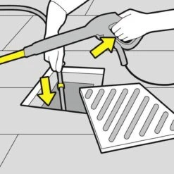Kärcher PC 20 Dakgoot-/Rioolset - 20M - 4 Achterwaartse Hogedruksproeiers -Tuingereedschaps Winkel 1200x1200 828