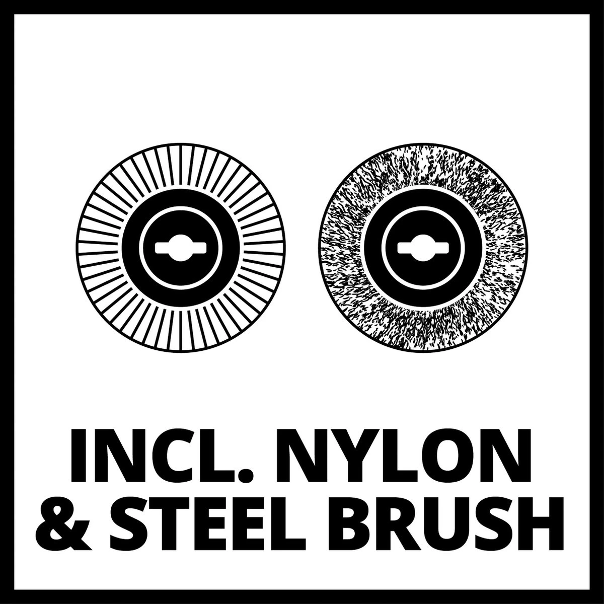 Einhell Accu Voegenreiniger GE-CC 18 Li-Solo Power X-Change (Li-Ion - 18 V - 1200 T/min - Borsteldiameter 10 Cm - Incl. Staal- En Nylonborstel - Zonder Accu En Lader) 12 Einhell Accu Voegenreiniger GE-CC 18 Li-Solo Power X-Change (Li-Ion - 18 V - 1200 T/min - Borsteldiameter 10 Cm - Incl. Staal- En Nylonborstel - Zonder Accu En Lader) - Afbeelding 10