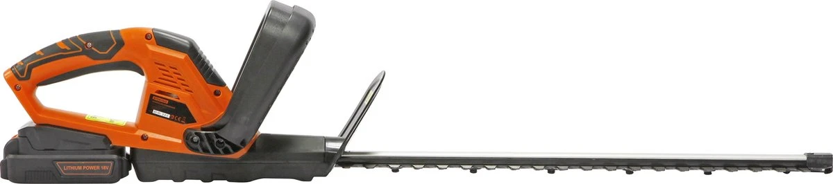 Kibani Accu Heggenschaar – Inclusief 2000mAh Li-ion Accu – 51 Cm Zwaardlengte - 18V 7 Kibani Accu Heggenschaar – Inclusief 2000mAh Li-ion Accu – 51 Cm Zwaardlengte - 18V - Afbeelding 5