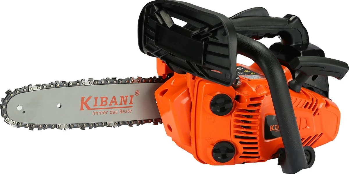 Kibani Kettingzaag Benzine - 25.4 Cc / 1 Pk 2-takt Motor - Incl. Extra Ketting - Zwaardlengte 25 Cm / 10 Inch – Easy-Startsysteem - Snoeizaag 10 Kibani Kettingzaag Benzine - 25.4 Cc / 1 Pk 2-takt Motor - Incl. Extra Ketting - Zwaardlengte 25 Cm / 10 Inch – Easy-Startsysteem - Snoeizaag - Afbeelding 8