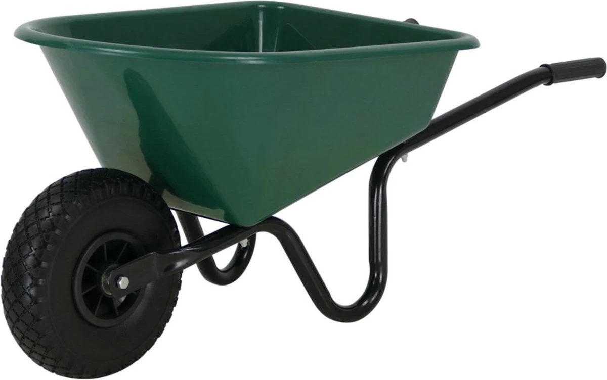 MM Eurotool Kinderkruiwagen Metaal Met Kunststof Bak - Groen 3 MM Eurotool Kinderkruiwagen Metaal Met Kunststof Bak - Groen