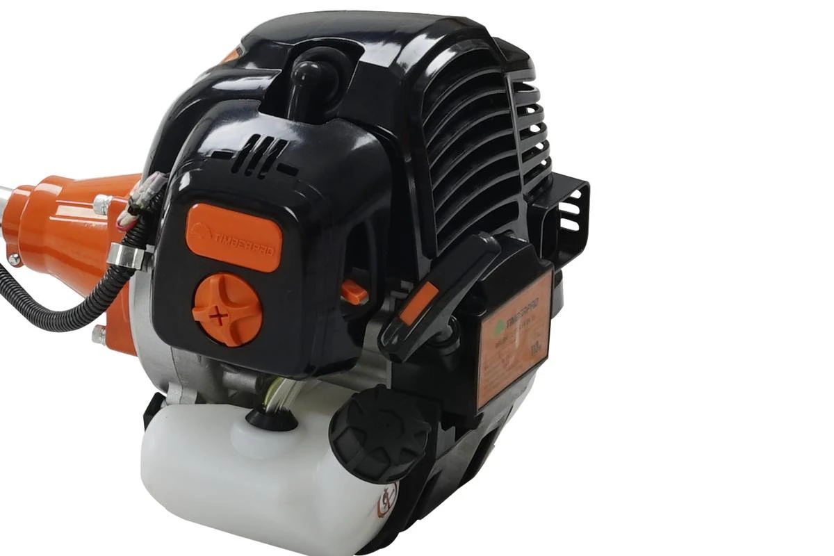 TIMBERPRO – 2in1 - Bosmaaier - Kantenmaaier - Benzine - 52 Cc - Draad En Mes - 3,0 PK 4 TIMBERPRO – 2in1 - Bosmaaier - Kantenmaaier - Benzine - 52 Cc - Draad En Mes - 3,0 PK - Afbeelding 2