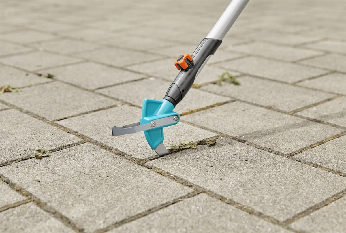 Gardena 2-in-1 Combisysteem Voegenmes - 25 X 14.5 Cm - Blauw 4 Gardena 2-in-1 Combisysteem Voegenmes - 25 X 14.5 Cm - Blauw - Afbeelding 2