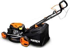 FUXTEC Grasmaaier Benzine - 46cm - Zelfrijdend / Zelftrekkend / Achterwielaandrijving - Mulchfunctie - Opvangbak 50L - FX-RM4646 17 FUXTEC Grasmaaier Benzine - 46cm - Zelfrijdend / Zelftrekkend / Achterwielaandrijving - Mulchfunctie - Opvangbak 50L - FX-RM4646 -Tuingereedschaps Winkel 1200x828 2