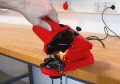 Einhell Kettingslijper GC-CS 85 E (85 W - 5500 /min - Slijphoekverstelling W. Schaal - Kettingspanner - Dieptebegrenzer Incl. Slijpschijf) -Tuingereedschaps Winkel 1200x839 1