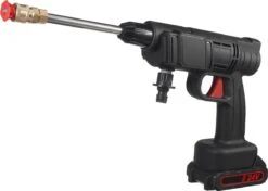 Merkloos Drillpro Elektrische Accu - Hogedrukreiniger - 30Bar - Multifunctioneel Mondstuk - Draagbaar Oplaadbaar Snoerloos - Zwart -Tuingereedschaps Winkel 1200x855