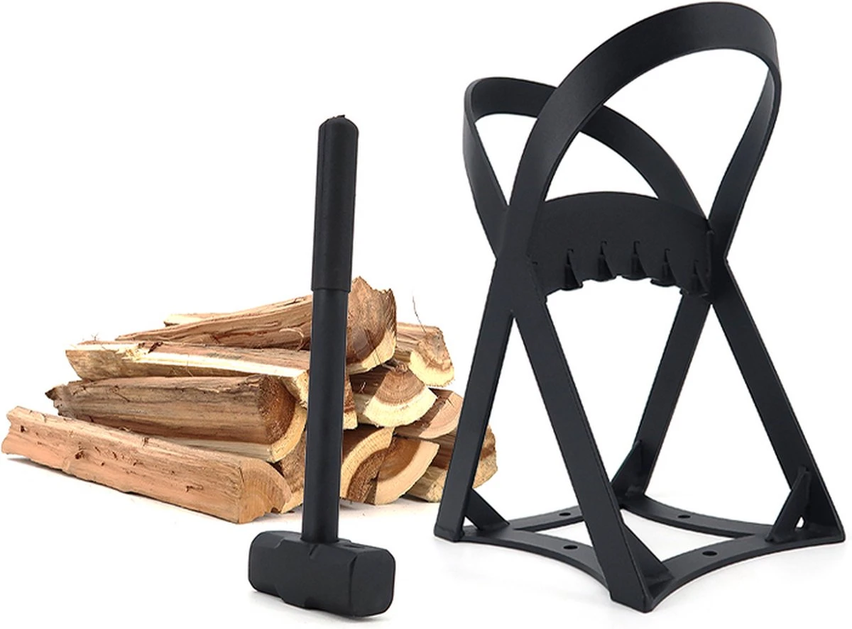 Flowkey® Houtklover - Houtsplijter Bijl - Houtkliever Kloofwig Gietijzer - Voor Hout & Aanmaakhout - Inclusief Gratis Hamer 3 Flowkey® Houtklover - Houtsplijter Bijl - Houtkliever Kloofwig Gietijzer - Voor Hout & Aanmaakhout - Inclusief Gratis Hamer