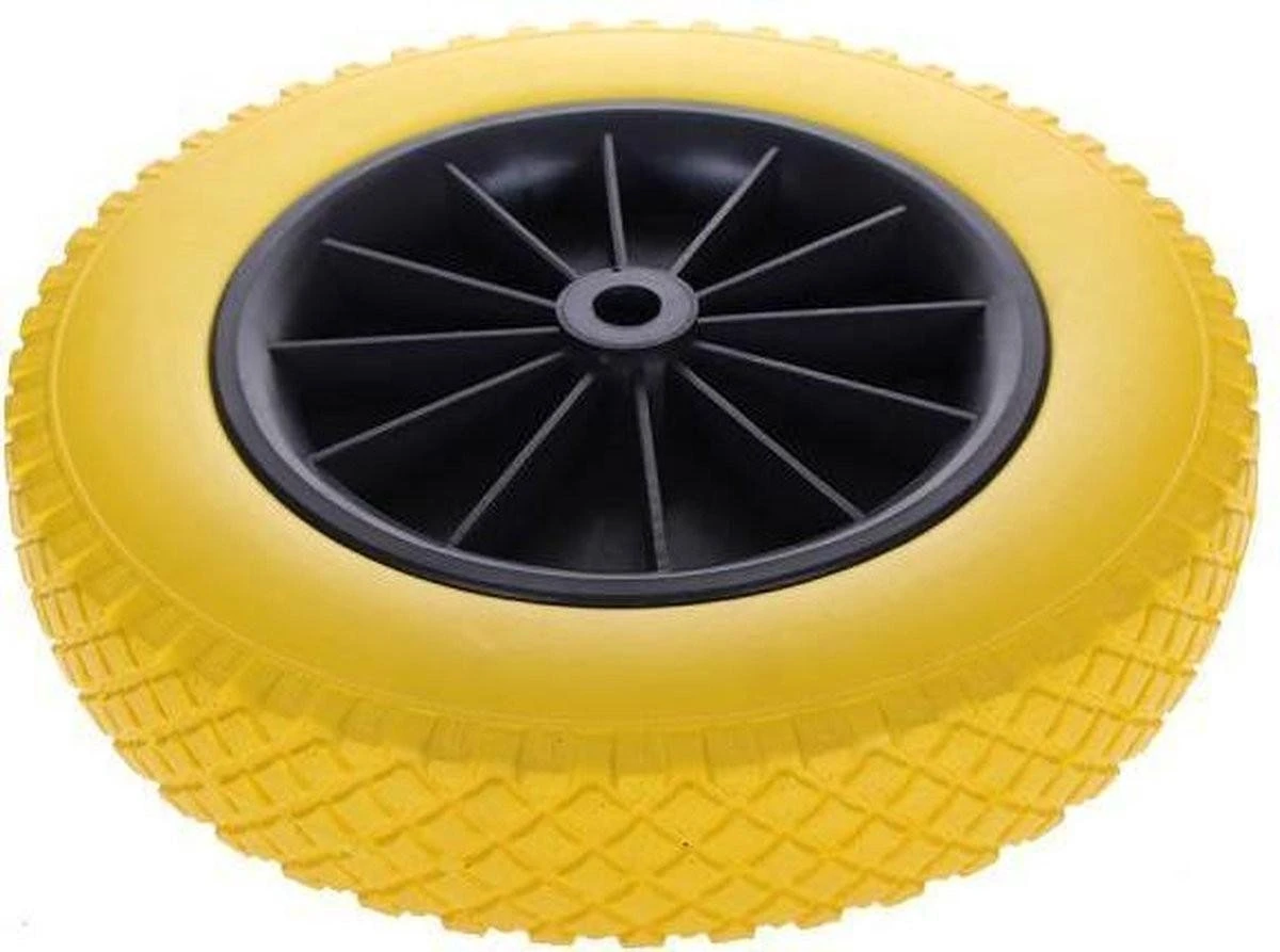 Benson ES Kruiwagenwiel 39cm Anti Lek Flex Lite Premium Zonder As 3 Benson ES Kruiwagenwiel 39cm Anti Lek Flex Lite Premium Zonder As