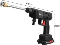 Merkloos Elektrische Accu-Hogedrukreiniger - 1.2mpa - Multifunctioneel Mondstuk - Draagbaar Oplaadbaar Snoerloos - Reinigingsspuitpistool - Met Rijke Accessoires - Voor Auto, Tuin, Terras, Raam - Zwart 21 Merkloos Elektrische Accu-Hogedrukreiniger - 1.2mpa - Multifunctioneel Mondstuk - Draagbaar Oplaadbaar Snoerloos - Reinigingsspuitpistool - Met Rijke Accessoires - Voor Auto, Tuin, Terras, Raam - Zwart -Tuingereedschaps Winkel 1200x899 2