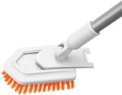 Merkloos Vloerschrobber - Bad Tegel Borstel Scrubber - Met 107cm Verstelbaar Lange - Voor Reiniging Badkamer Keuken Keramische Tegel - Oranje -Moederdag Cadeautje -Tuingereedschaps Winkel 1200x939 1