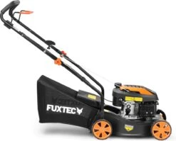 FUXTEC Grasmaaier Benzine - 41cm - 80cc - Duwmaaier - Opvangbak 45L - FX-RM4180 -Tuingereedschaps Winkel 1200x967